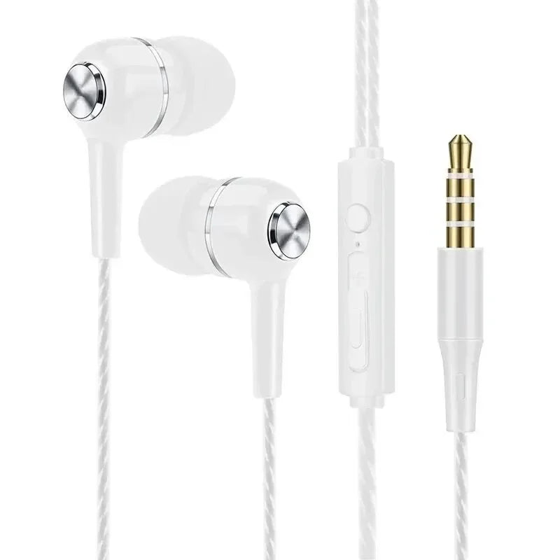 3,5mm Wired Kopfhörer In Ear Headset HIFI Schwere Bass Ohrhörer Monitor Sport Headset Stereo Musik Gaming Kopfhörer mit Mikrofon