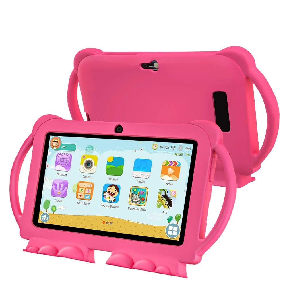2025 Neues 5G WIFI 7-Zoll-Kindertablett 4 GB + 64 GB ROM Zeichnen und Lernen Tragbares Mini-Tablet Quad Core Dual-Kameras 4000 mAh