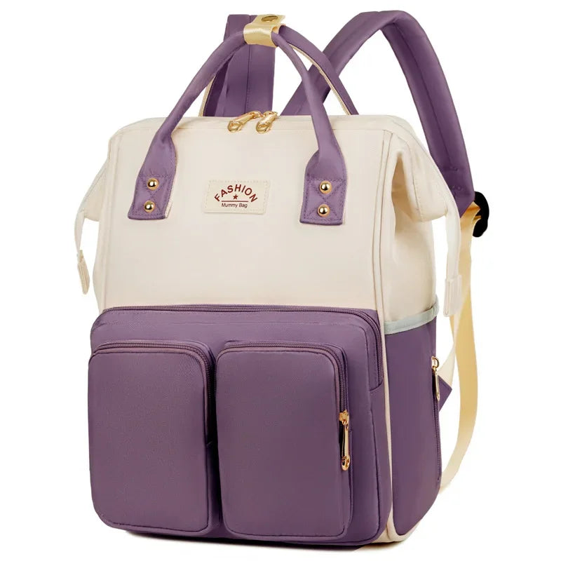 Multifunktionale Mama-Taschen mit großem Fassungsvermögen für Ausflüge, Reiserucksack, wasserdicht, tragbar, Mutter- und Babytasche, Damen-Rucksack