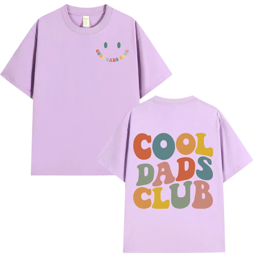 Cool Dad Club T-shirt Männer Kleidung Väter Geburtstag Kurzarm T-shirts Großvater Ehemann Homme Baumwolle T-shirt Tops Streetwear