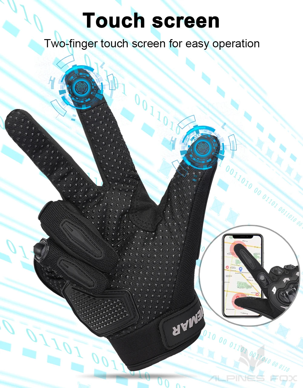 SUOMY Winter Warme Damen Rosa Motorradhandschuhe 100% Wasserdicht Lady Teens Mädchen Lila Motocross Motorrad Racing Reithandschuhe