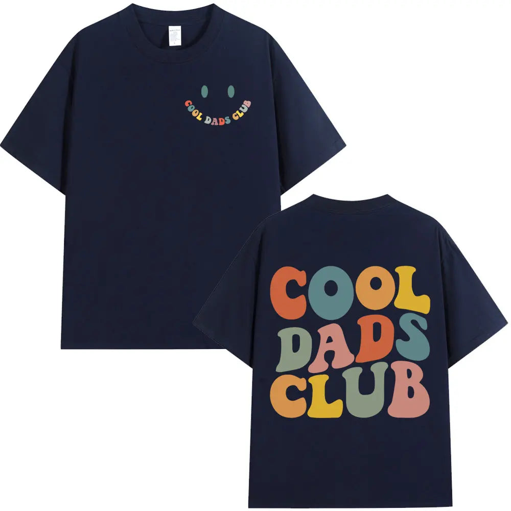 Cool Dad Club T-shirt Männer Kleidung Väter Geburtstag Kurzarm T-shirts Großvater Ehemann Homme Baumwolle T-shirt Tops Streetwear