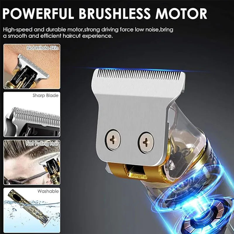 Carving T9 Vintage Professionelle Elektrische Haar Schneiden Maschine USB Aufladbare Tragbare Rasierer Trimmer Für Bart Pflege Beste Geschenk