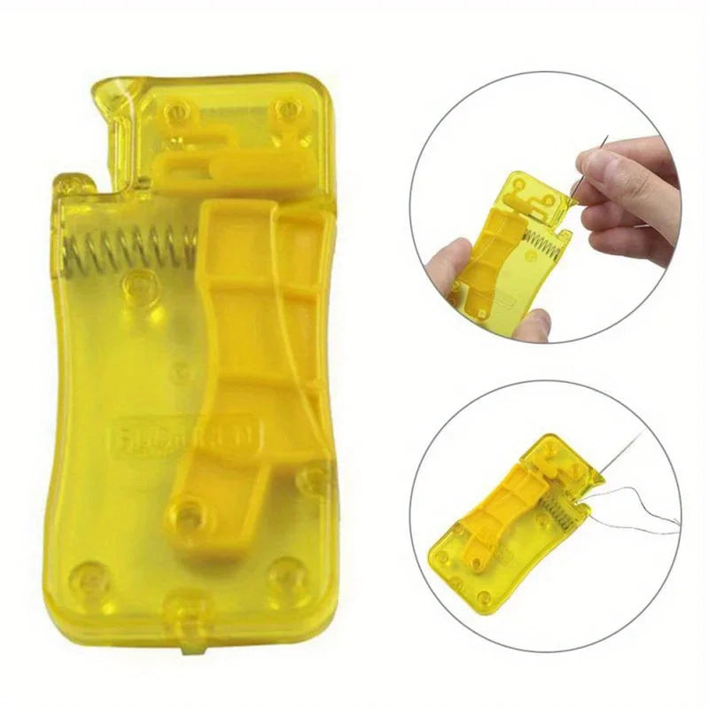 DIY Stich Einsetzen Werkzeug Nähen Handwerk Kit Für Erwachsene Alte Kinder Hausfrau Automatische Nadel Einfädler Einfache Einfädler Nadel