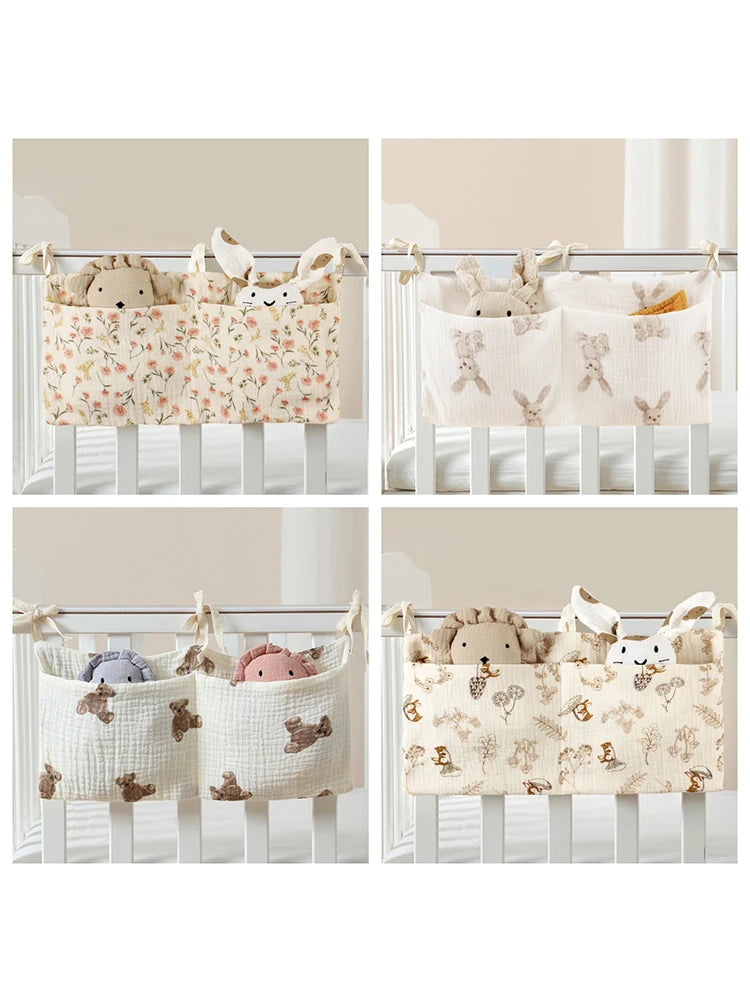 Baby Stuff Organizer Nursery Storage Bag Multifunctional Newborn Bed Bag for Children's Bedding Diaper Bag Stroller Organizer
