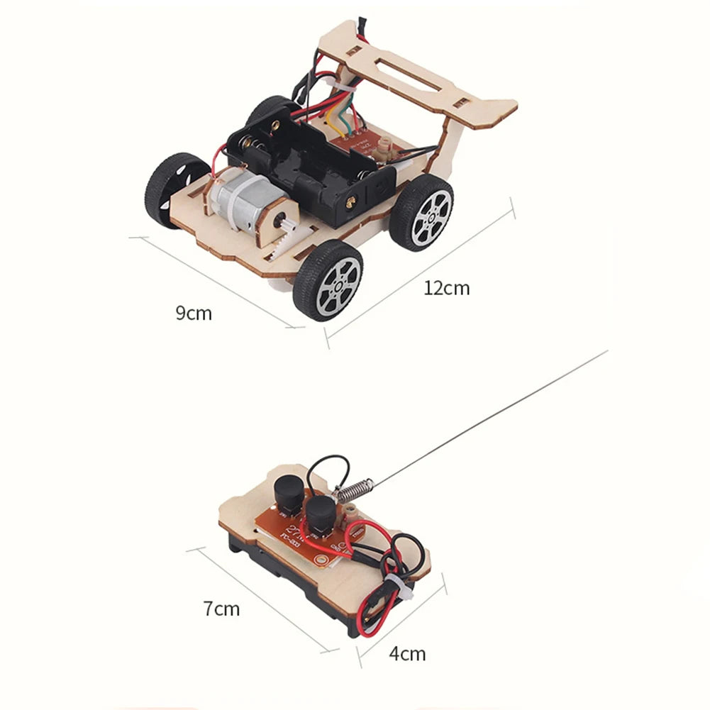 DIY RC Auto Modell Montieren Kit Mini Lehre Lernen STEM Projekt Wissenschaft Bildung Hilfe Experiment Spielzeug für Kinder Kinder Geschenke