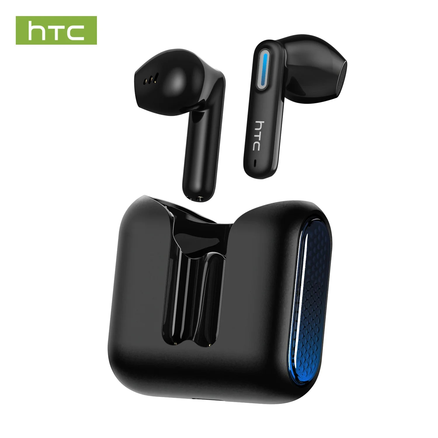 HTC NE49 Bluetooth-Kopfhörer V6.0 TWS Sport-Funkkopfhörer Ultra-geringe Latenz-Spiel-Headset-Ohrhörer Lange Lebensdauer