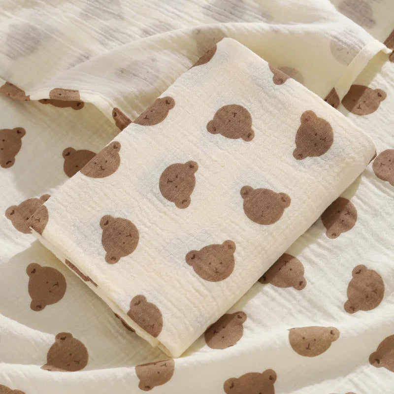 100X 100 cm Baby Decke für Neugeborene Baumwolle Musselin Swaddle Decke Bettwäsche Säuglings Bad Handtuch Baby Artikel Mutter kinder