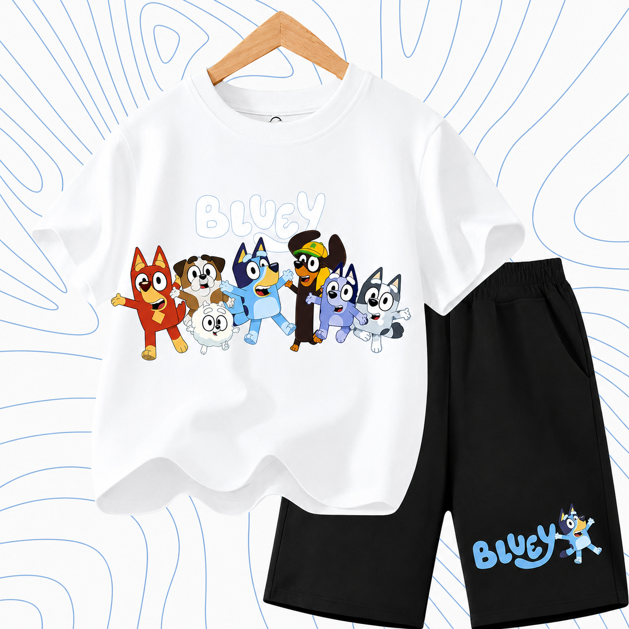 Bluey & Bingo Kinder-Outfit-Set