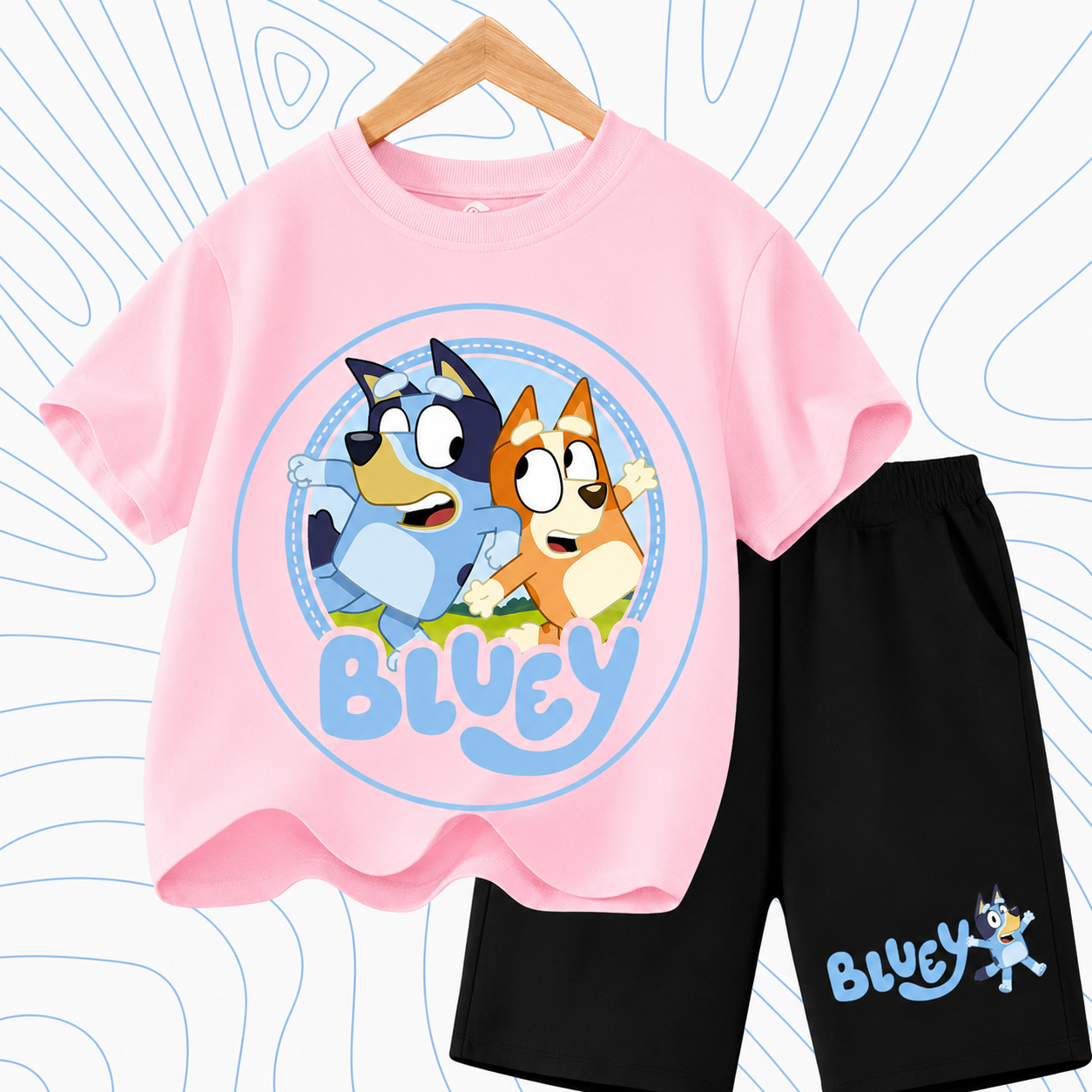 Bluey & Bingo Kinder-Outfit-Set