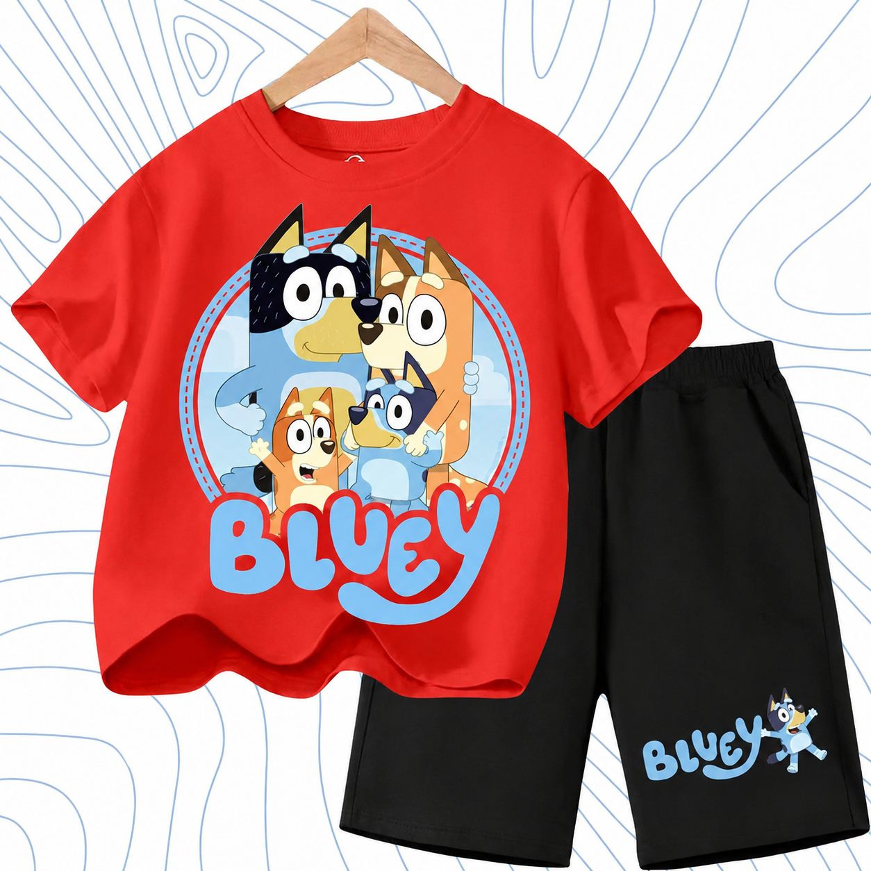 Bluey & Bingo Kinder-Outfit-Set