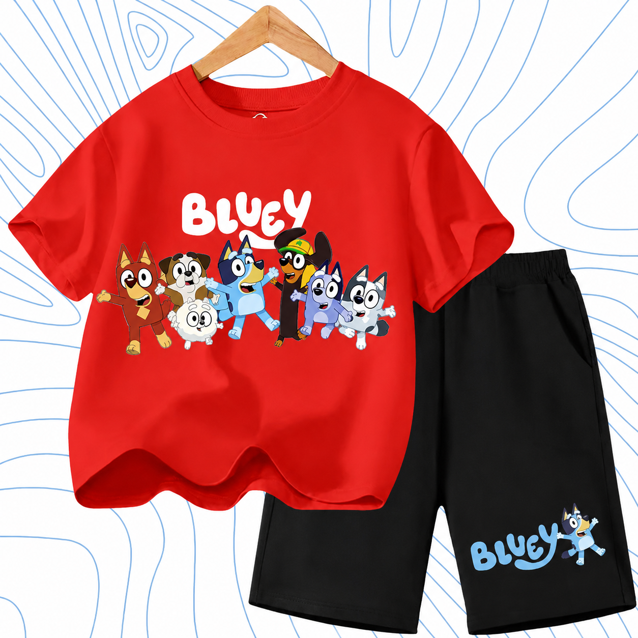 Bluey & Bingo Kinder-Outfit-Set