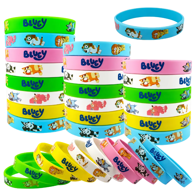 Bluey & Bingo Silicone Bracelet Set