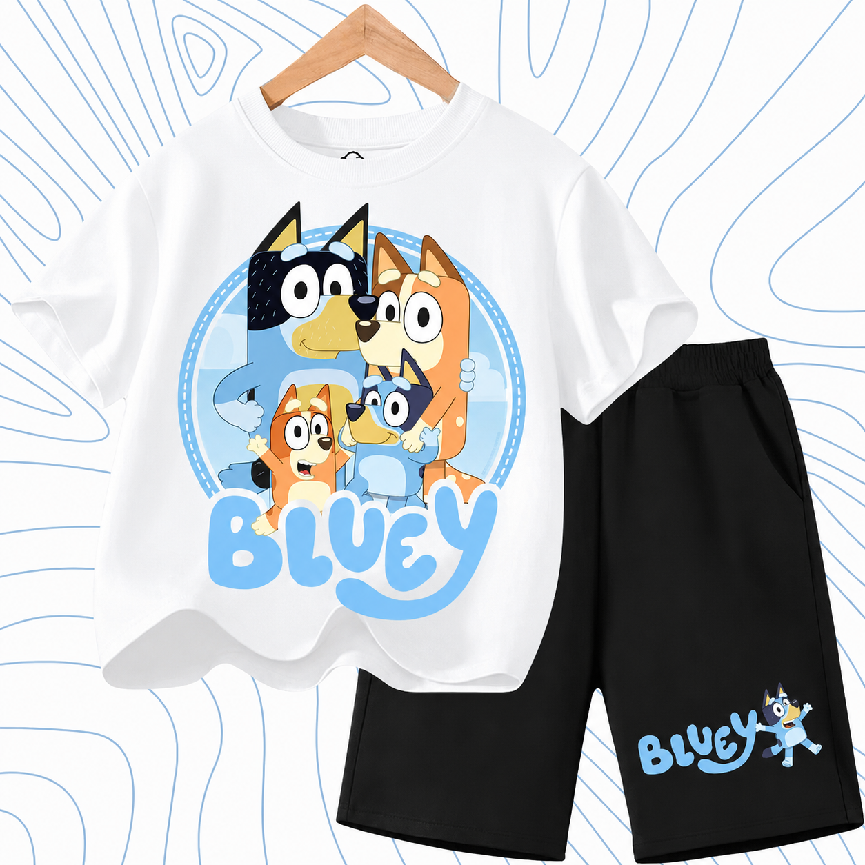 Bluey & Bingo Kinder-Outfit-Set