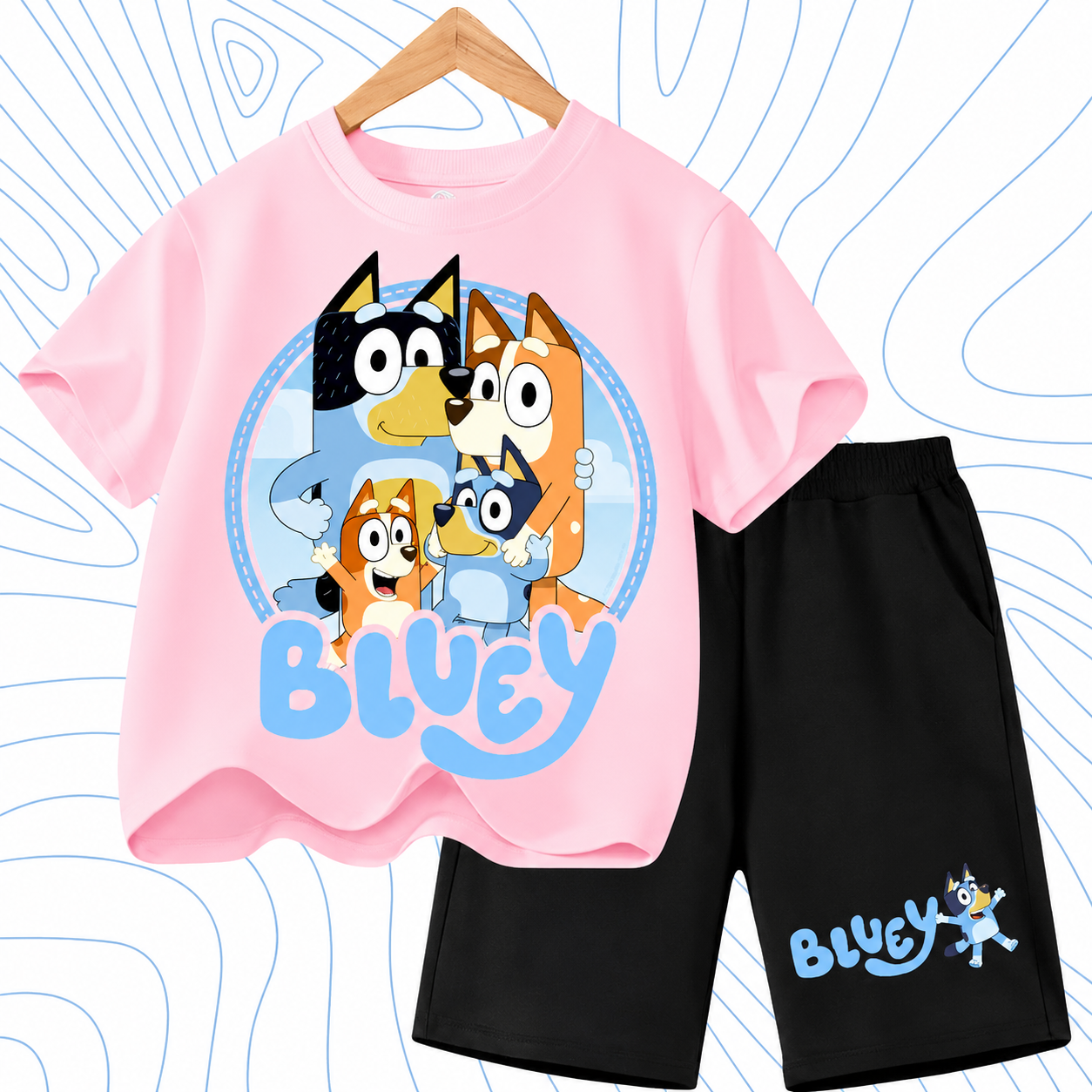 Bluey & Bingo Kinder-Outfit-Set