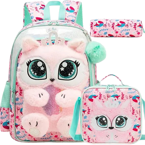 Girls School Backpack Set