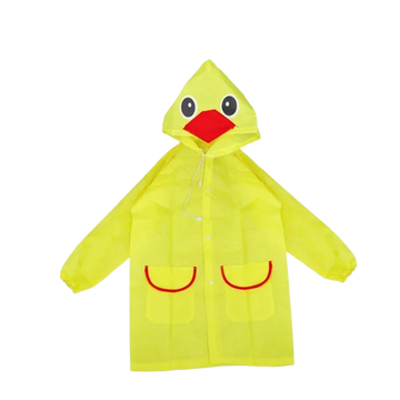 Kids Cartoon Animal Raincoat