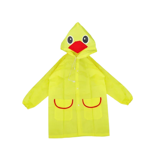 Kids Cartoon Animal Raincoat
