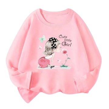 Girls Long Sleeve Graphic Tee